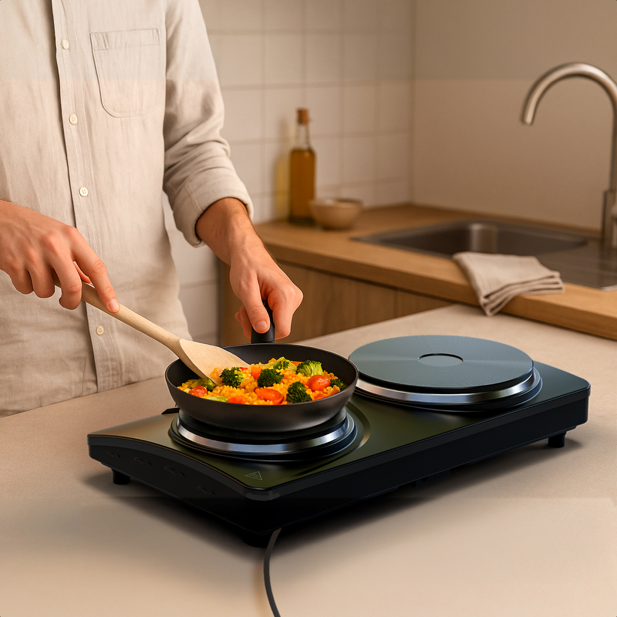 Koken, Voedsel, Voedsel roeren