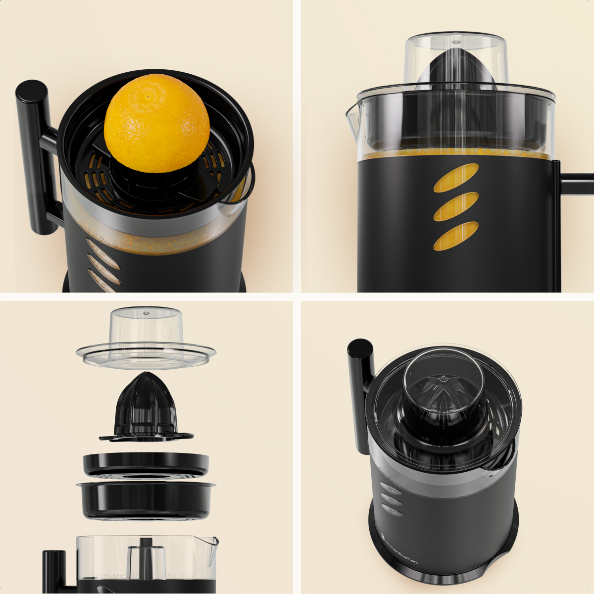 Citrusvruchten, Vruchten, Produceren, Shaker, Beker