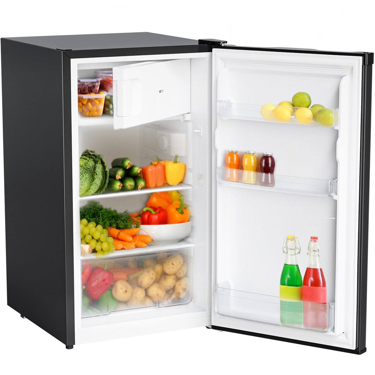 Koelkast - Koelvriescombinatie - 88L - 14L - Zwart kopen