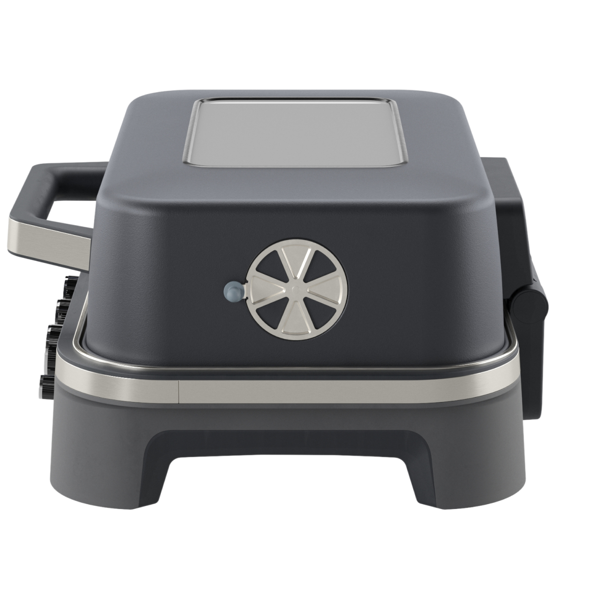 toaster, kookplaat, roterende schijf, draagbaar, roestvrij staal