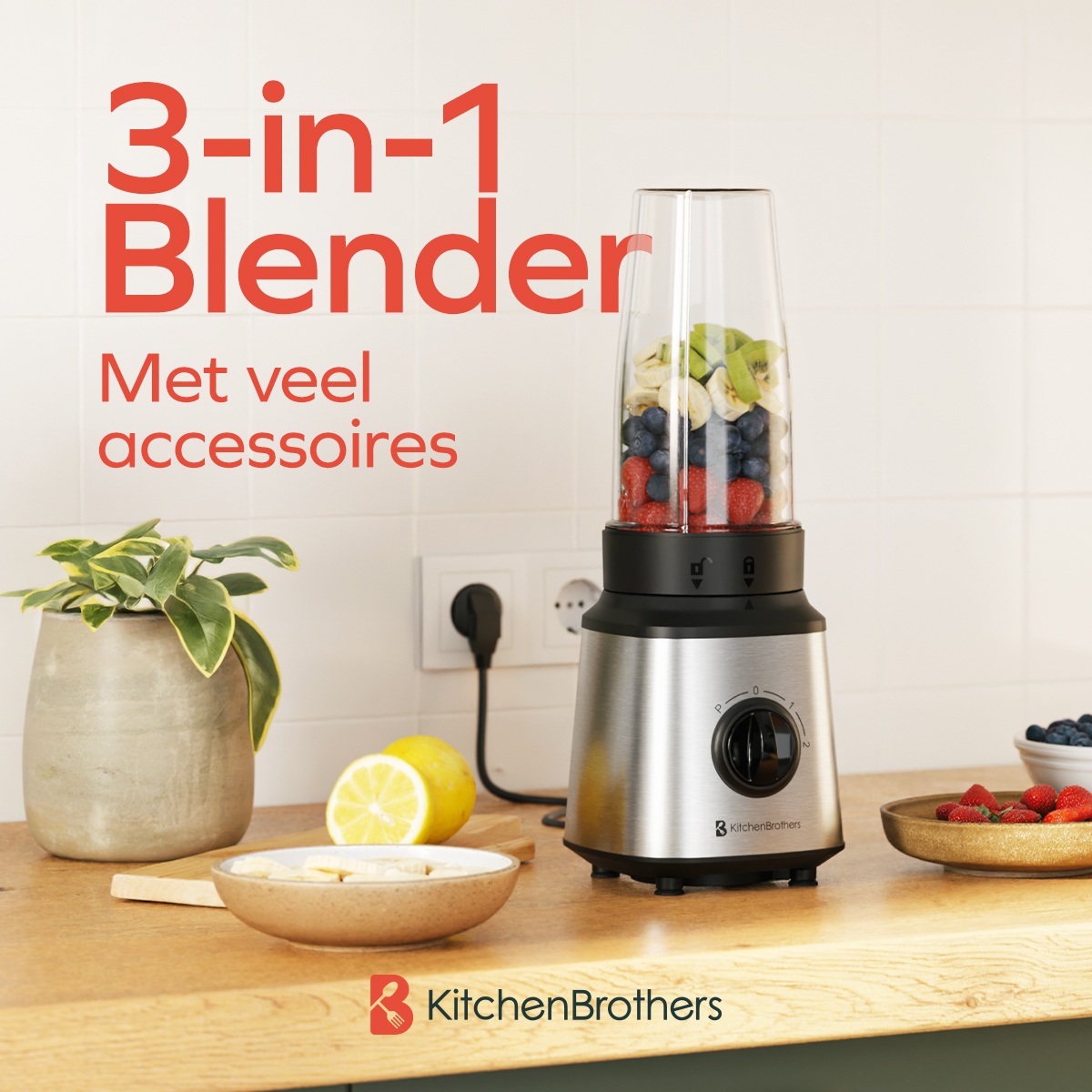 Plant, Apparaat, Mixer, Vruchten