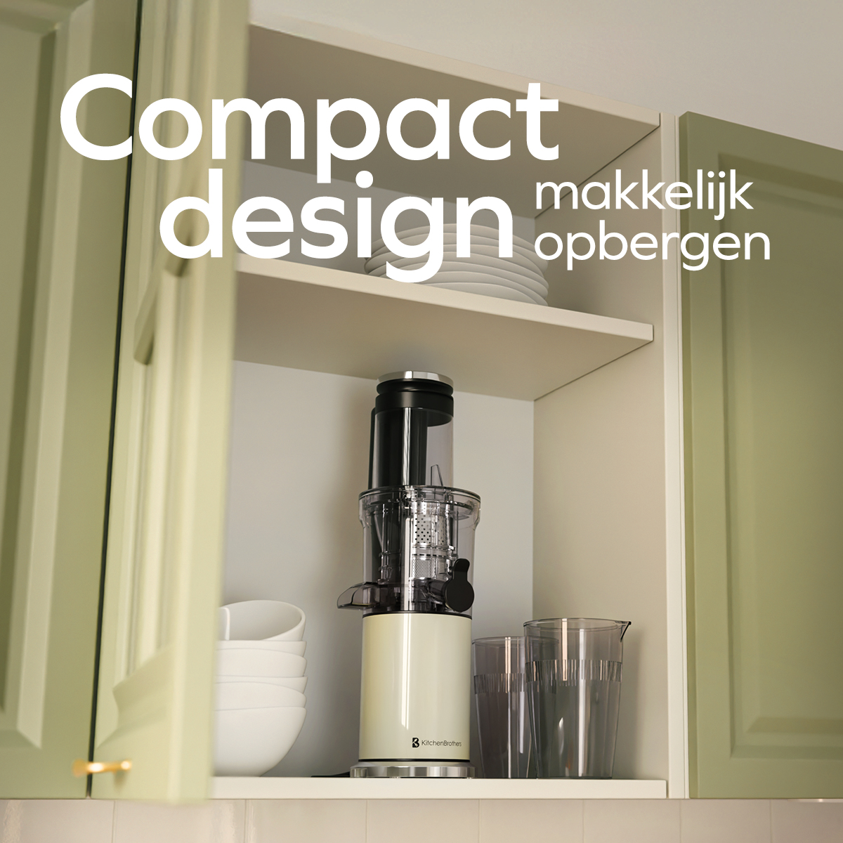 Slow Juicer Vertical Standard 80mm – Champagne