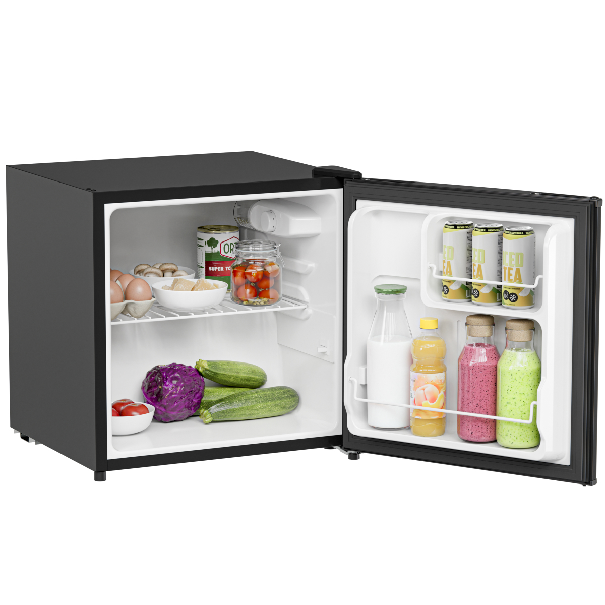 mini koelkast, two-deurs, 20L, auto-ontdooing, frisdrank en groenten