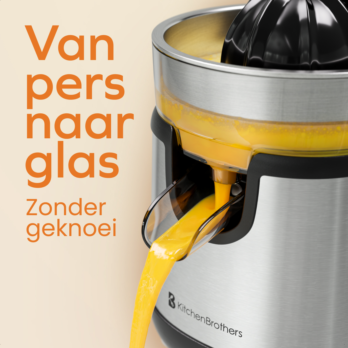 Citruspers Met Pershendel - 0.35L - RVS