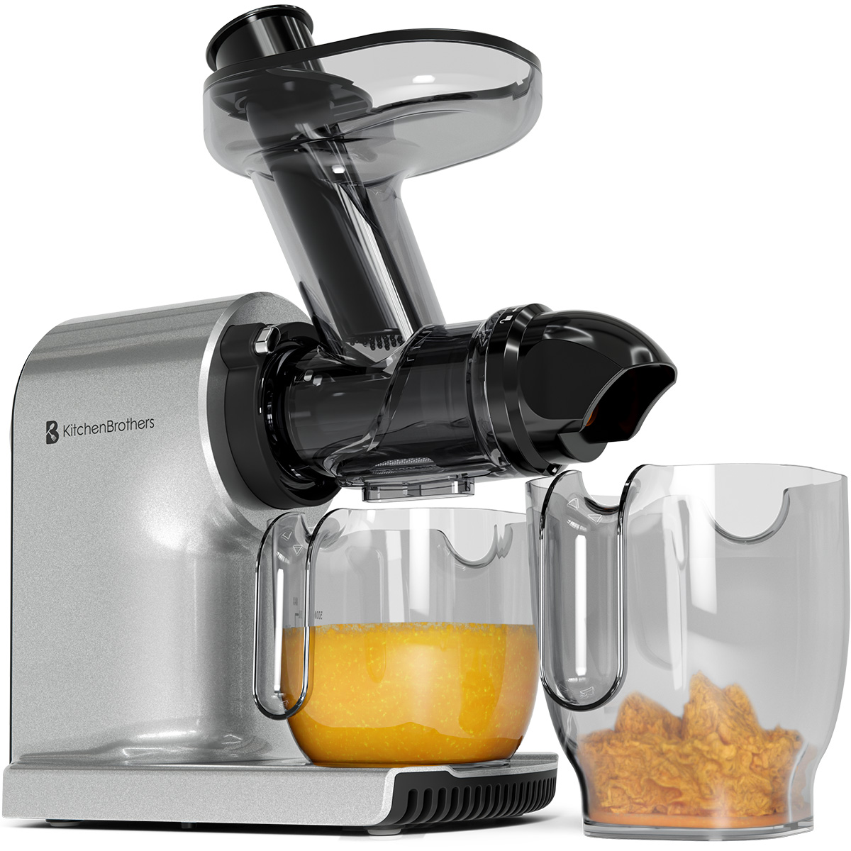 Slowjuicer Compact - 45 mm - 750 ml - Grijs