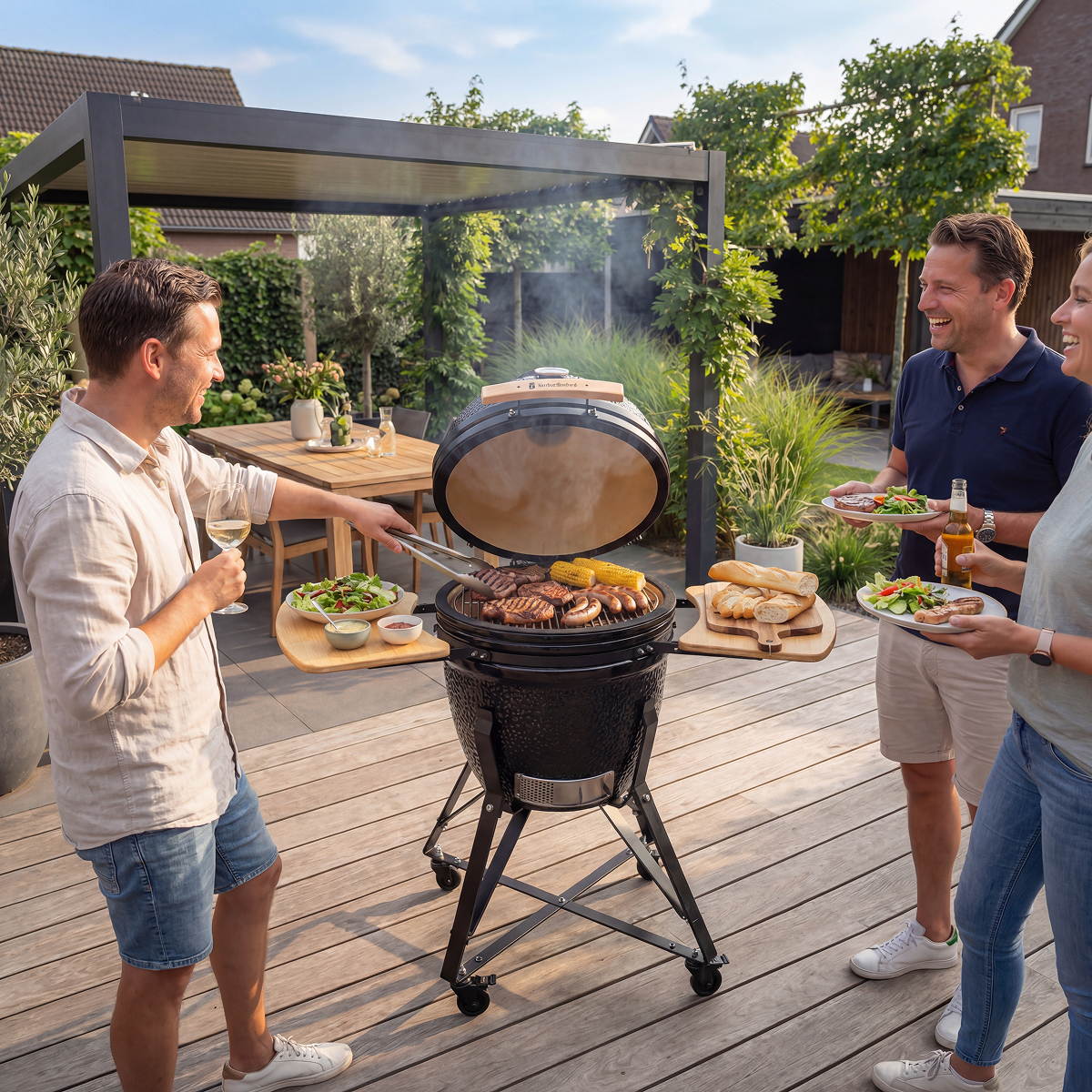 barbecue, grill, bbq, maaltijd, buiten