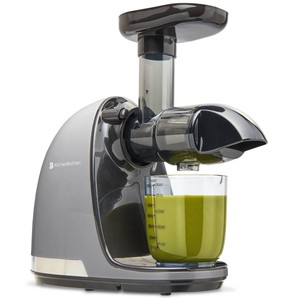 Slowjuicer 700ml Groenten/Fruit Grijs