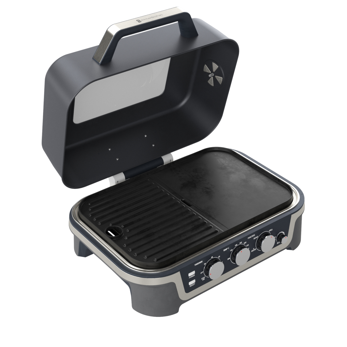 elektrische grill, contact grill, grillplaat, roestvrij staal, kookplaat
