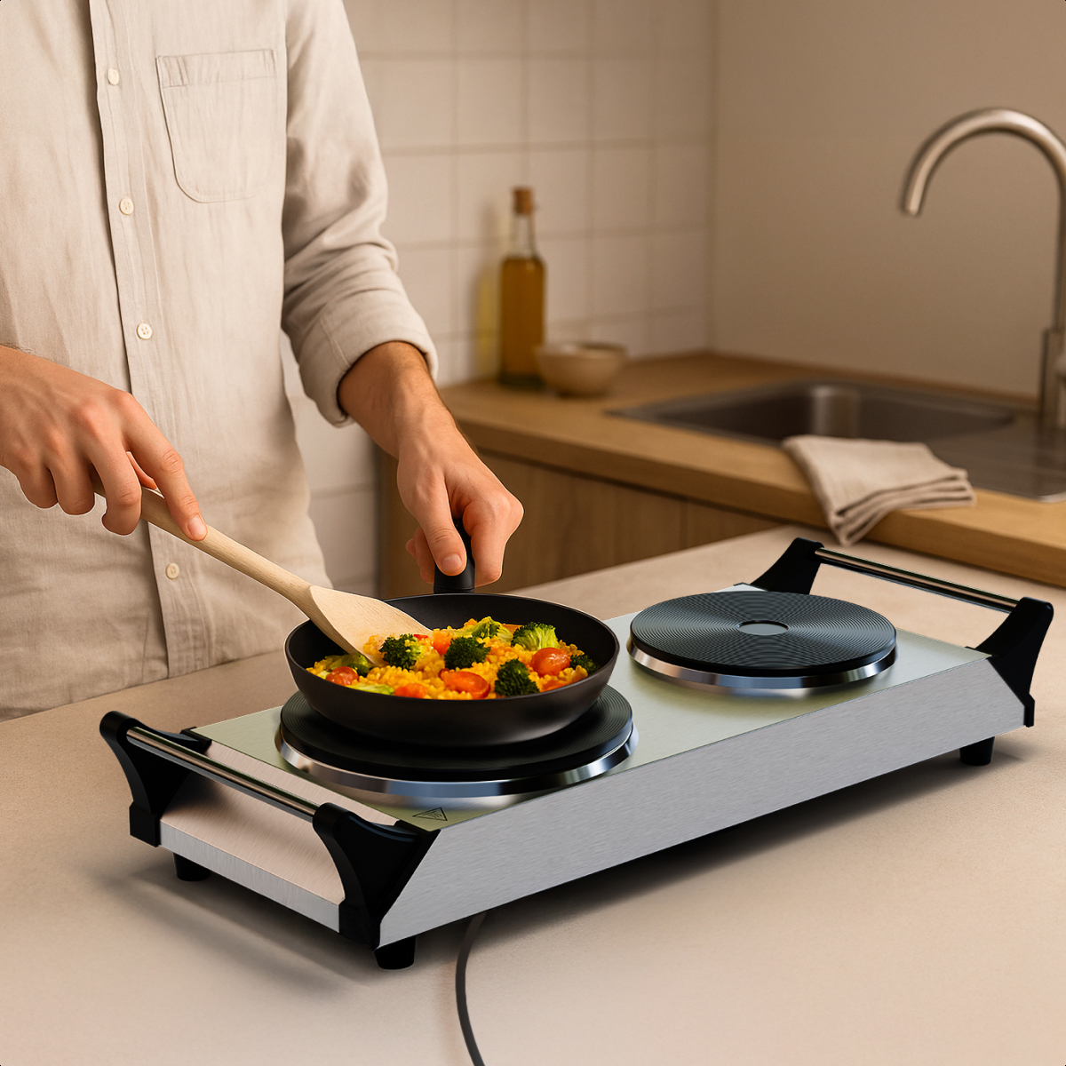 Koken, Voedsel, Voedsel roeren