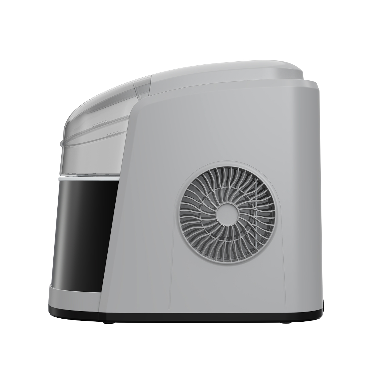 luchtbevochtiger, ventilator, compact, grijs, koelair