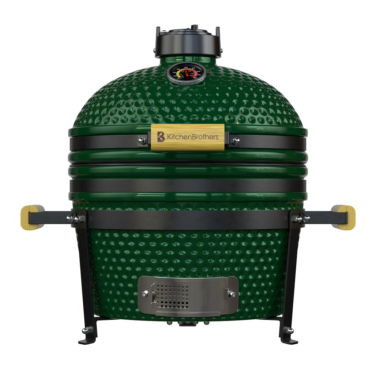 kamado, grill, keramisch, groen, barbecue