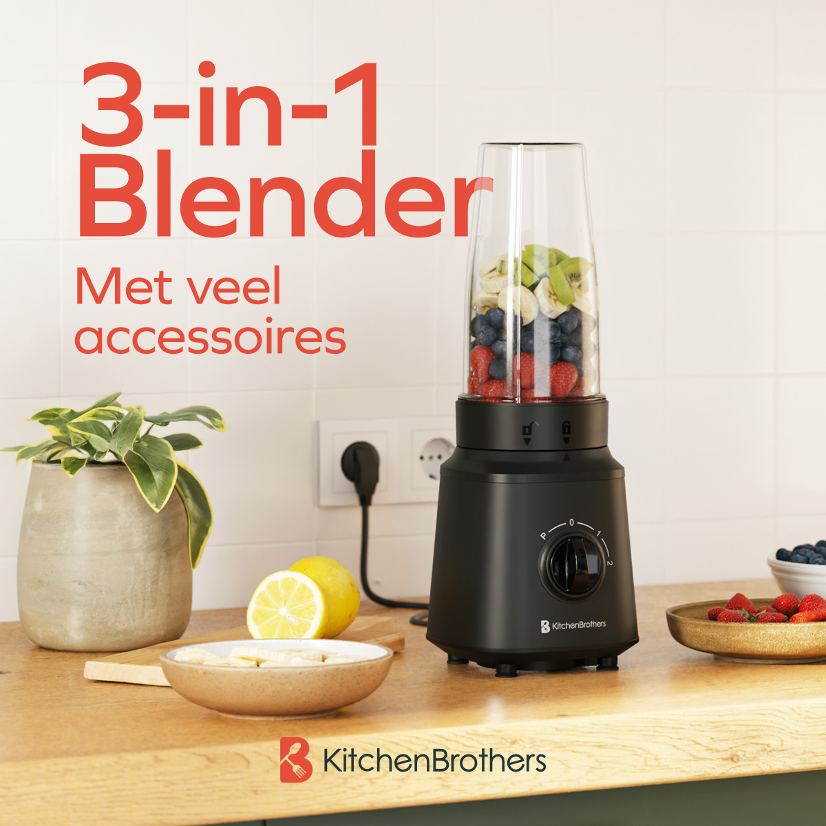 Plant, Apparaat, Mixer, Vruchten