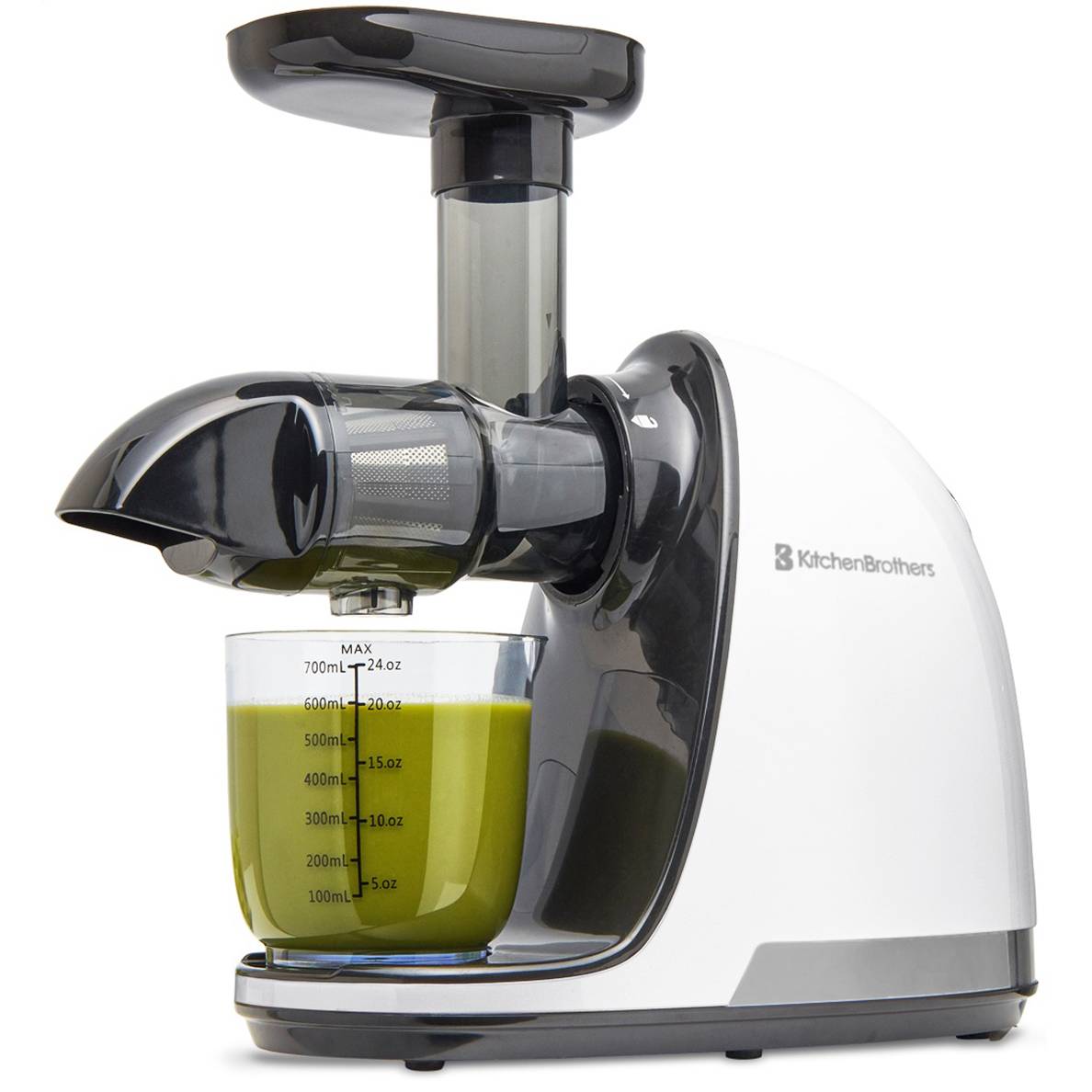 Slowjuicer 700ml Groenten/Fruit Wit