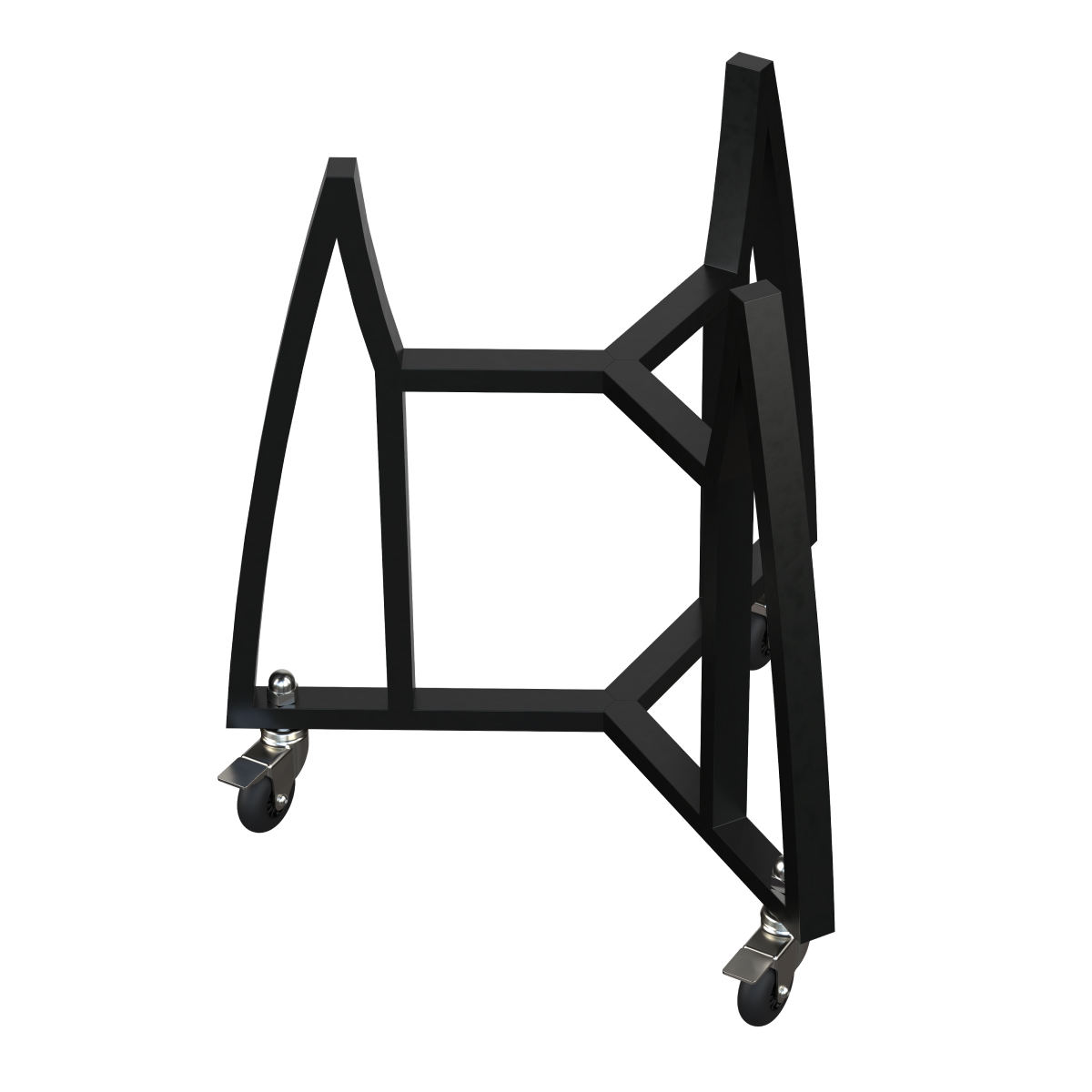 metalen frame, trolley, mobiliteit, rolwagen, industriële tafelonderstel