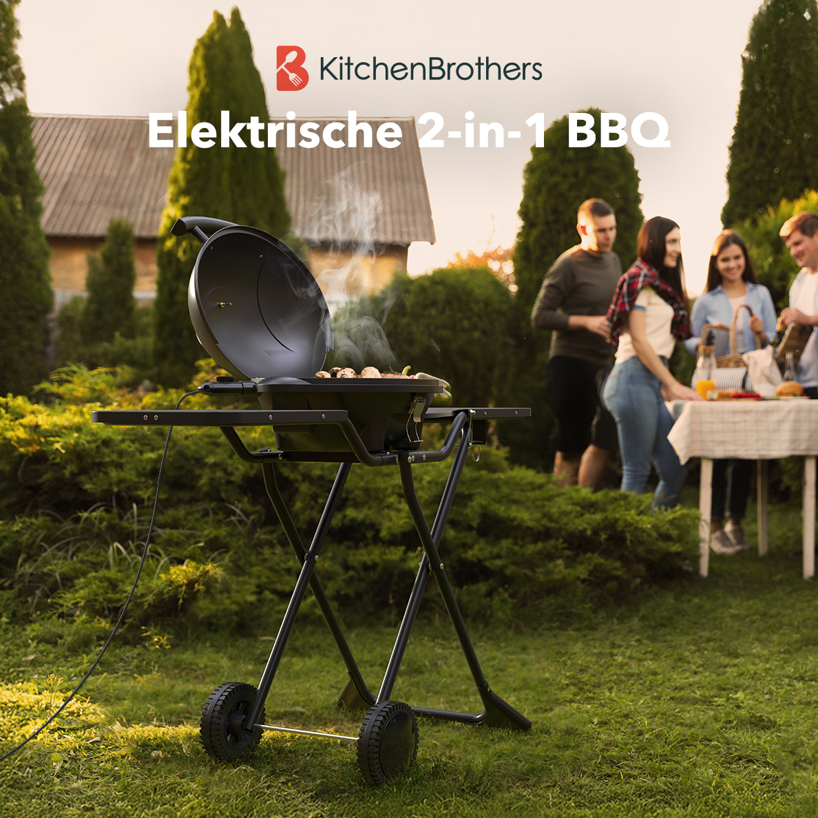Bbq, Gras, Volwassene, Man, Persoon