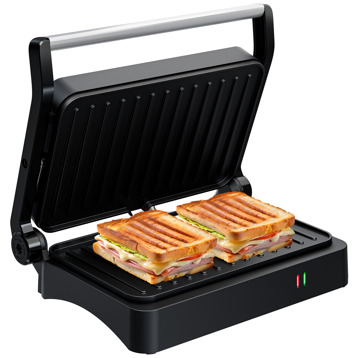 Contactgrill - Tosti Apparaat - 1200W - Zwart