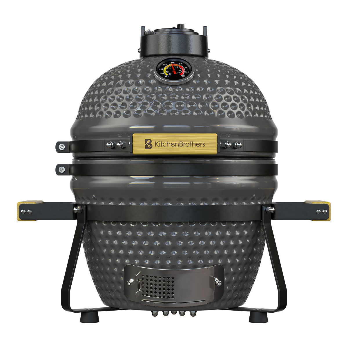 kamado, barbecue, grill, keramisch, thermometer