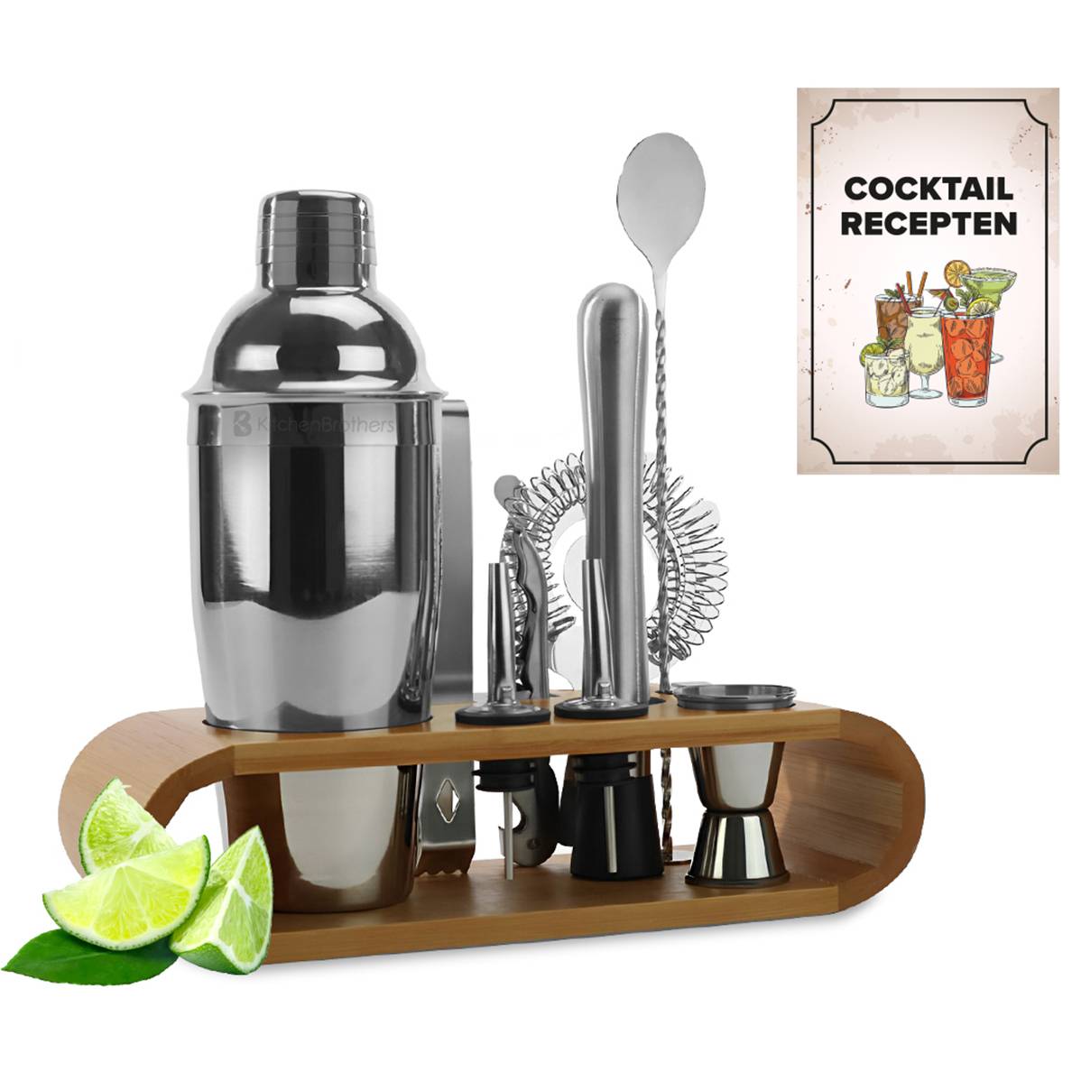 Cocktail Set 11 Delig Hout