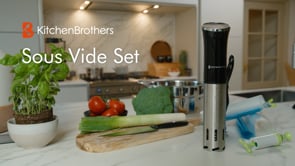 Sous Vide Stick - 95C - 1200W - Volledige Set - Zwart/RVS